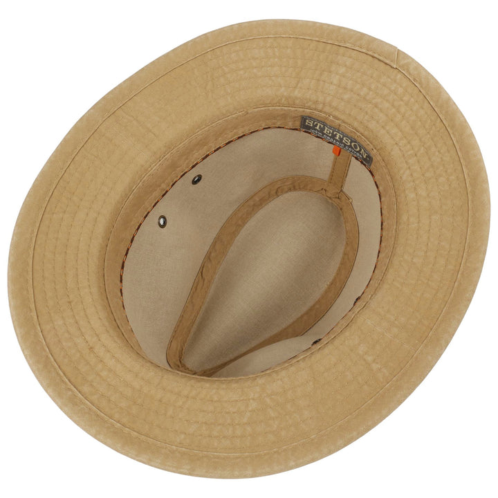 Stetson Organic Cotton Traveller Safari Hat in Sand