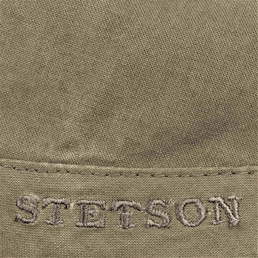 Stetson Organic Cotton Traveller Safari Hat In Olive