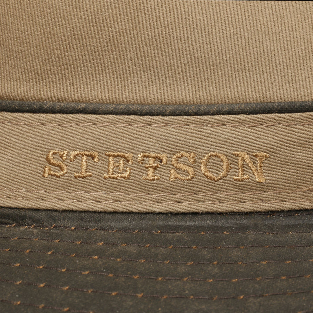Stetson Cotton Traveller UV Protection Hat In Brown/Beige
