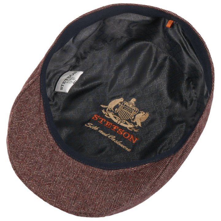 Stetson Wool/Silk/Cashmere Hatteras Bakerboy Cap Red