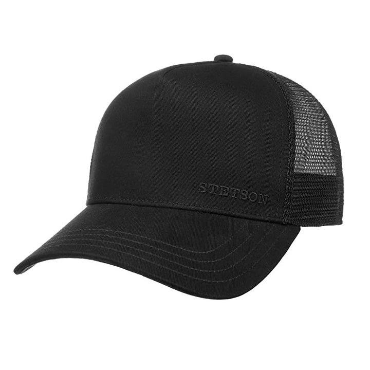 Stetson American Baseball Trucker Cap Adjustable Black