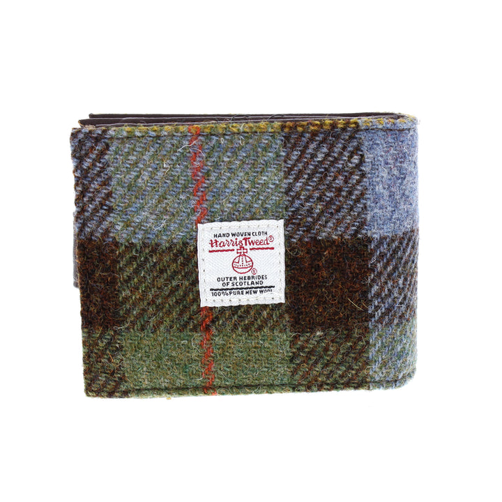 Glen Appin Harris Tweed Wallet With Coin Compartment MacLeod Tartan