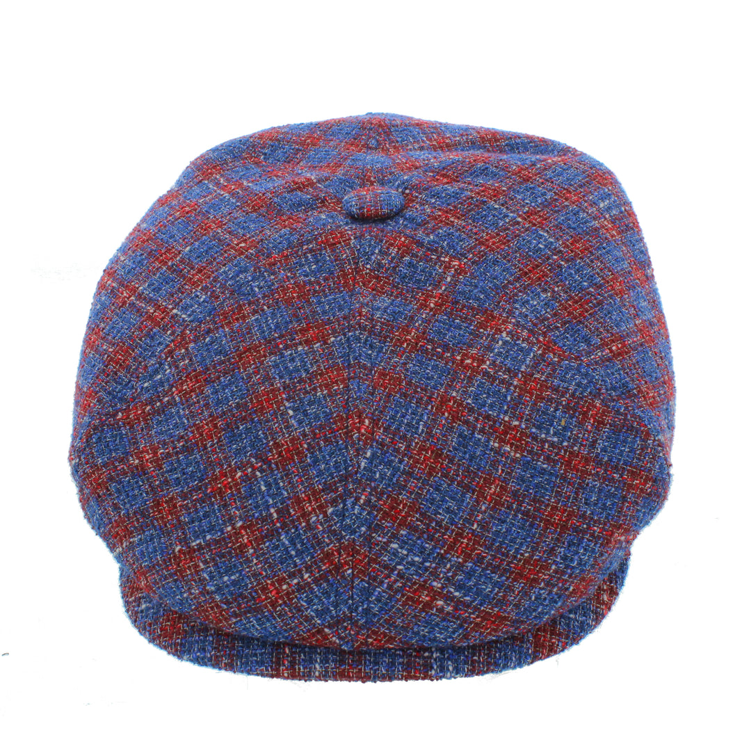 Stetson Benbrook Hatteras Bakerboy Cap Red/Blue