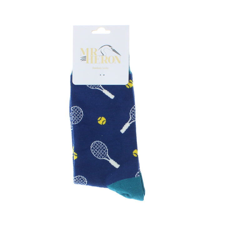 Mr Heron Bamboo Tennis Socks (Navy)