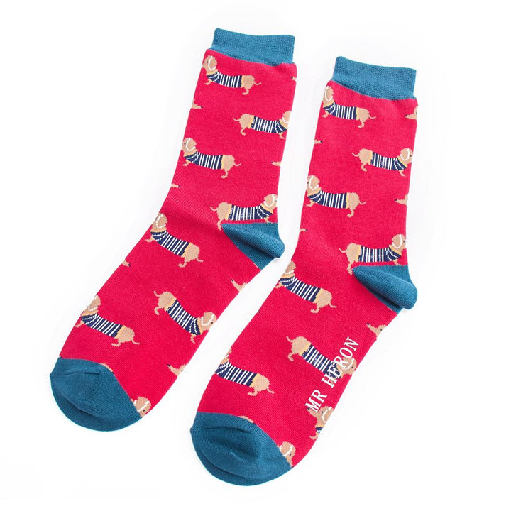 Mr Heron Parisian Pup Socks 3 Pairs Gift Boxed