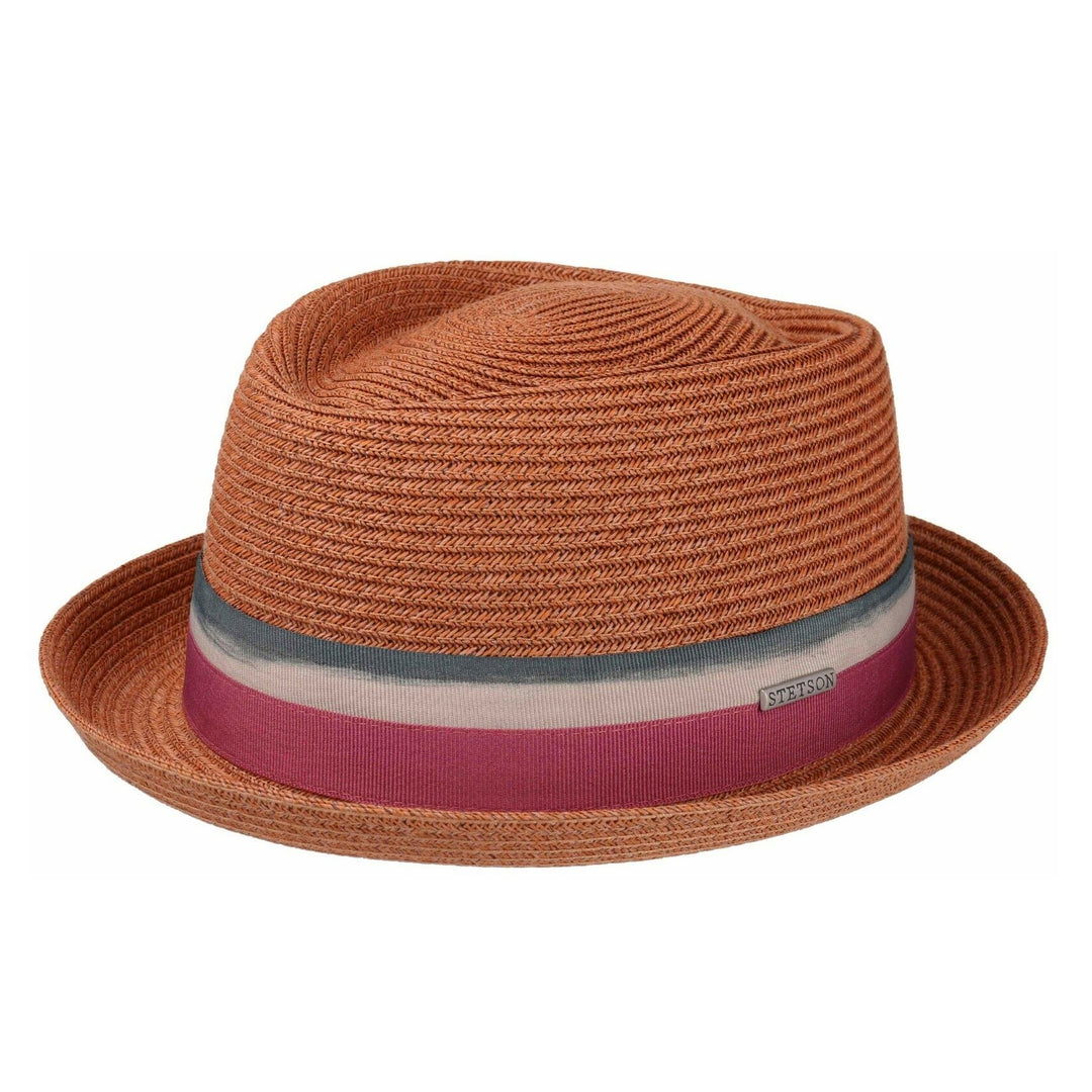 Stetson Toyo Summer Diamond Top Trilby Hat The Hat Company